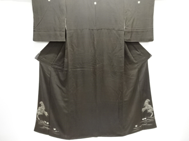 Japanese Kimono / Chirimen Kinsha Silk